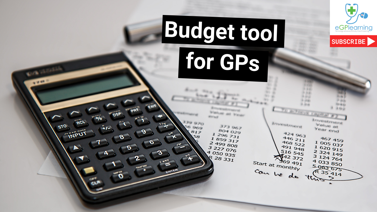 Budget tool for GPs