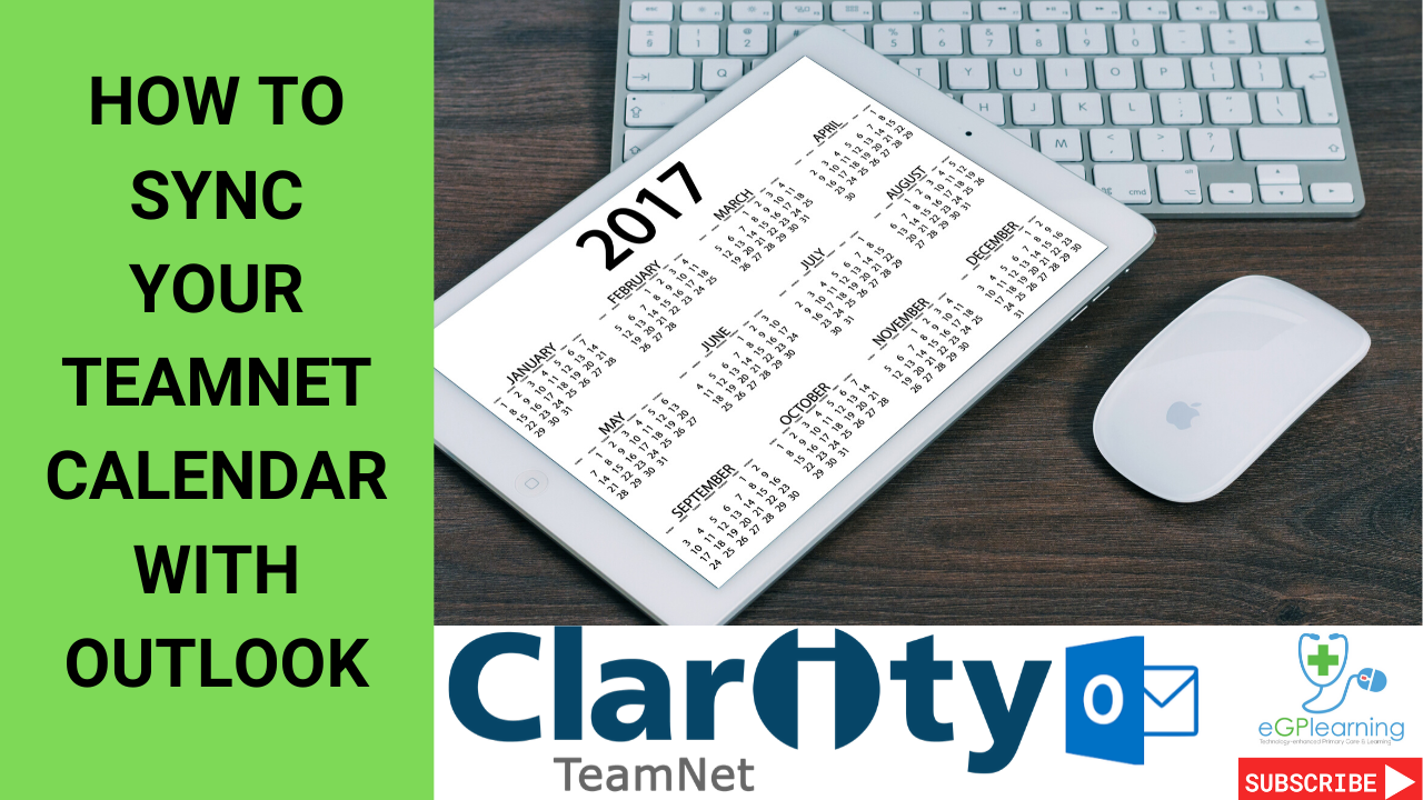 How to sync your Clarity TeamNet calendar with Outlook