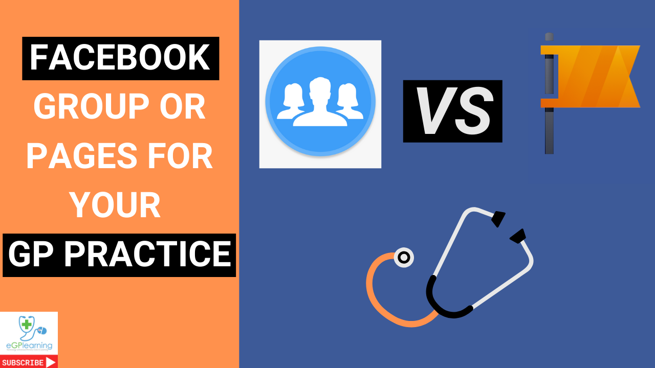 Facebook group or pages for your GP practice?