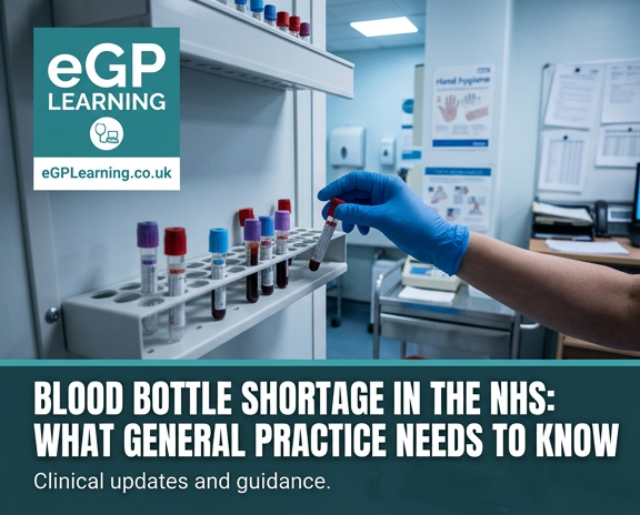 Blood bottle shortage in the NHS