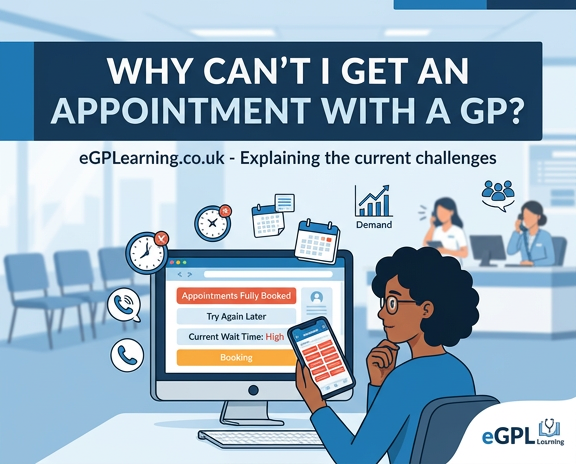 why i can't get an appointment with my GP