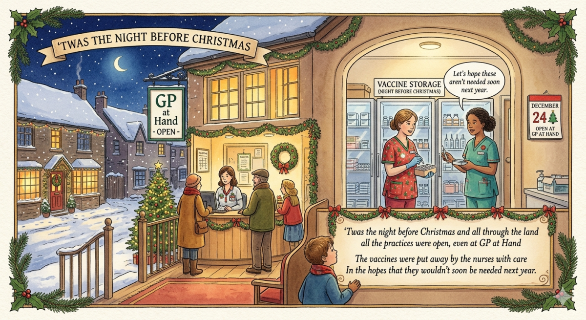 Twas the night before christmas
